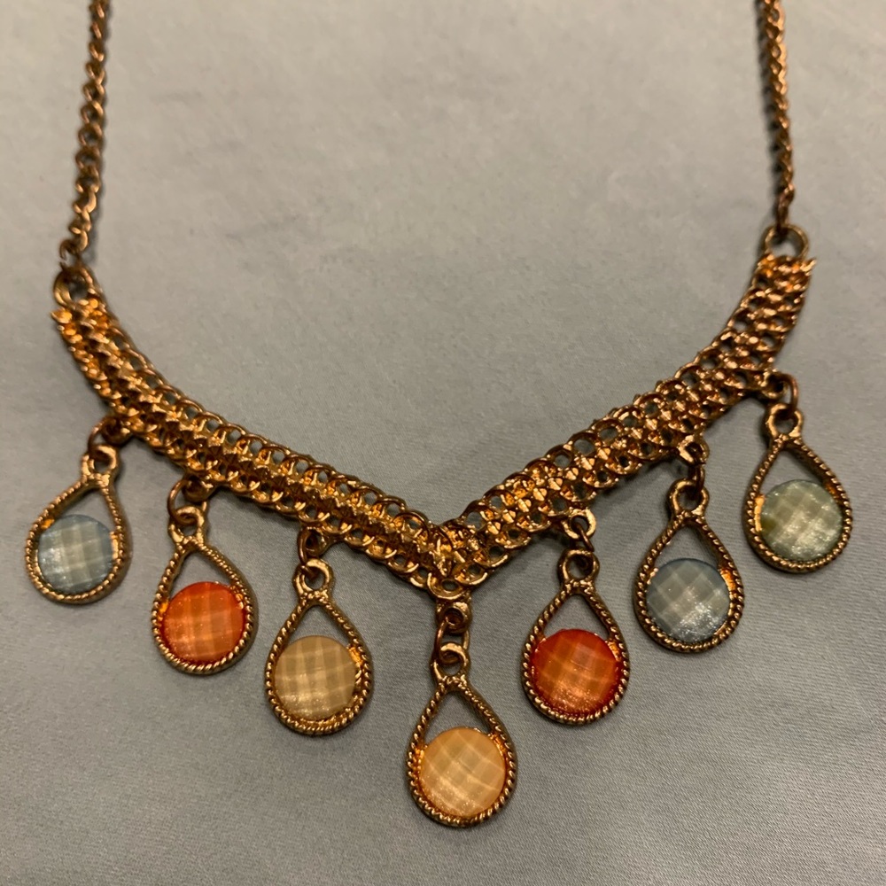 Colorful vintage necklace